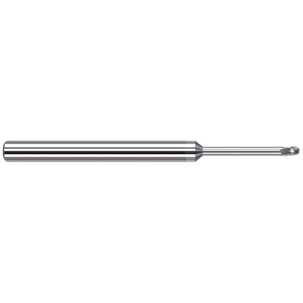 End Mill for Aluminum Alloys - Ball, 0.0620" (1/16)